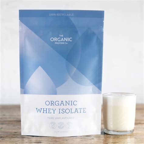 Organic Whey Protein Isolate Grass Fed The Organic Protein Co The Organic Protein Company