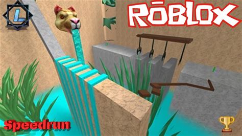 Robloxspeedrun Escape Jungle Obby 021 Min Ludaris Youtube