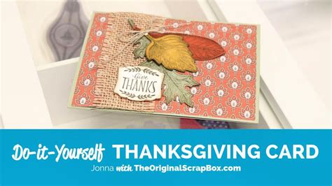 20 Homemade DIY Thanksgiving Cards To Make Blitsy