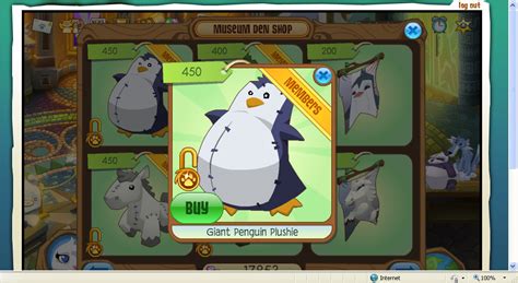 Animal Jam Tides Penguin Items