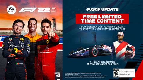 F1 22 Celebrates The United States Grand Prix With Free Content Xbox Wire