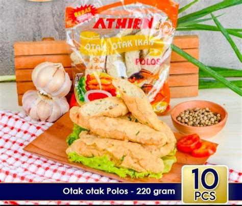 Jual Frozen Food Otak Otak Ikan Asli Belitung Athien Polos Halal Di