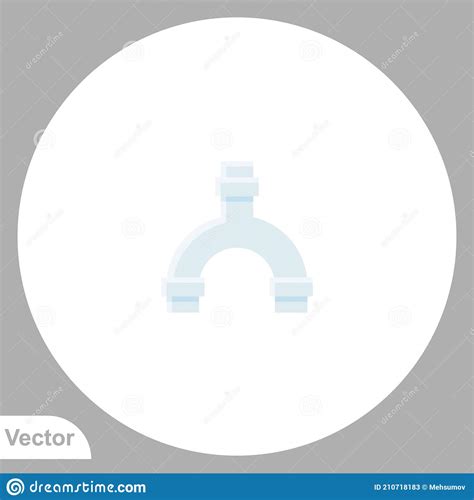 Simbolo Dell Icona Del Vettore Di Tubazione Illustrazione Di Stock