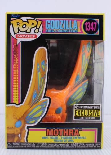 Funko Pop Vinyl Godzilla Mothra Black Light Entertainment Earth