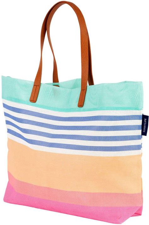 Sunnylife Luxe Mesh Beach Bag Catalina Mesh Beach Bags Bags Beach Bag