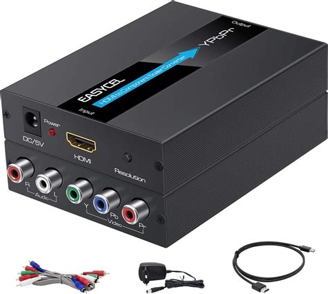 Portta Component Zu Hdmi Konverter Rgb Ypbpr R L To Hdmi Converter