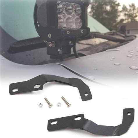 Amazon LED Light Pod Metal Hood Mount Bracket Kit Ditch Hood Light