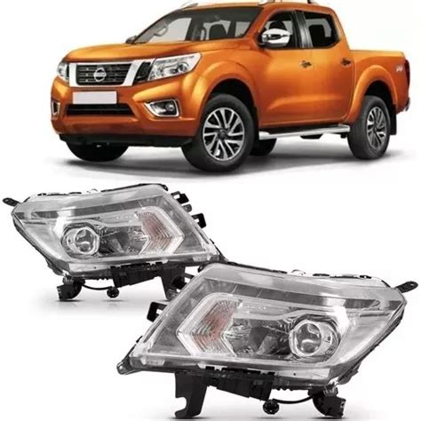 Farol Nissan Frontier 2017 2018 2019 2020 2021 Led Tyc