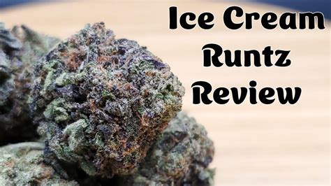 Ice Cream Runtz Strain Review Youtube