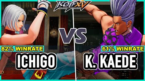 KOF XV Ichigo Shun Ei Blue Mary Shingo Vs Kagura Kaede Yuri