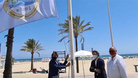 Colomer Destaca En Gandia La Calidad De Las Playas Que Certifican Las