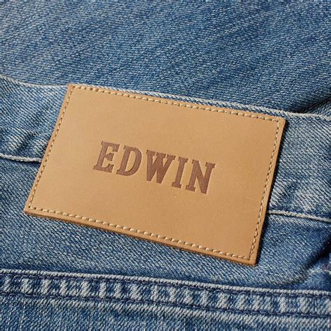 Edwin Ed Slim Tapered Jean Sandpiper Kingston Blue Wash End Uk