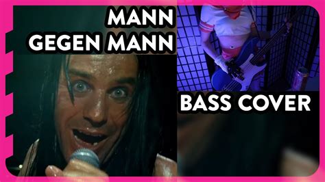 Rammstein Mann Gegen Mann Bass Cover YouTube