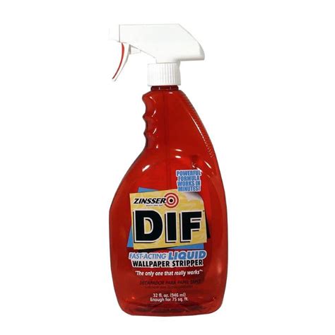 Zinsser 32 oz. DIF Fast Acting Wallpaper Remover Spray (Case of 12)-2486 - The Home Depot