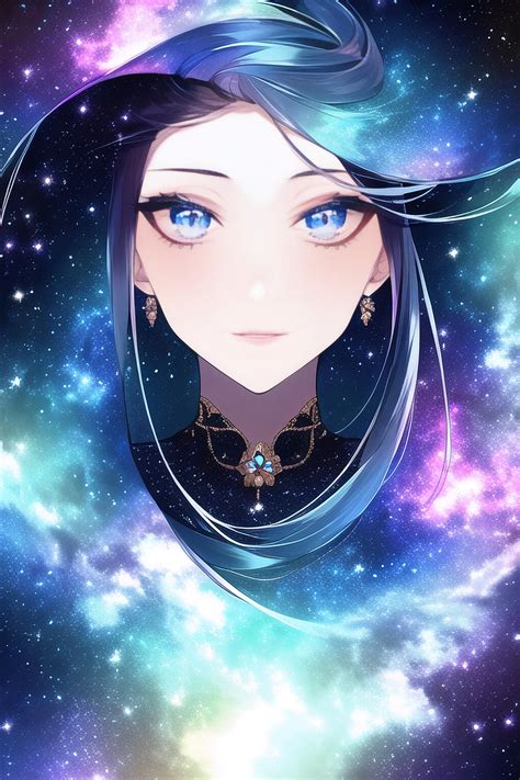 NovelAI Anime Galaxy Girl by DarkPrncsAI on DeviantArt