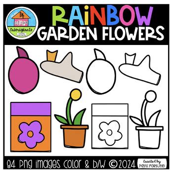 P Story Time Rainbow Garden P Clips Trioriginals Book Companion