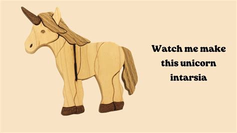 Craft Your Own Intarsia Unicorn Youtube