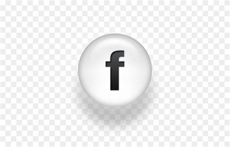 Facebook Icon Black And White At Collection Of