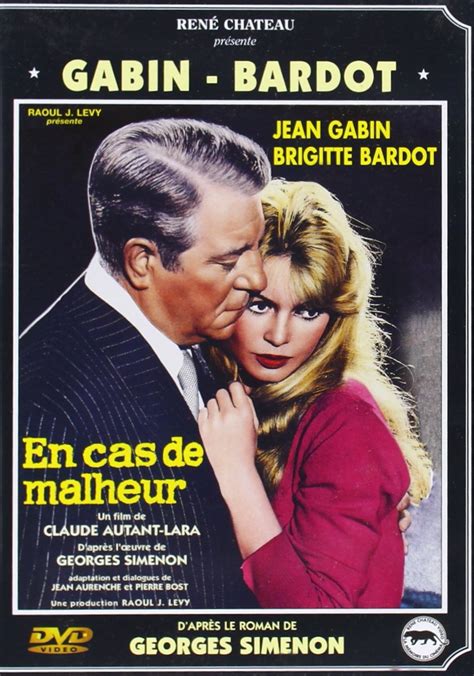 En Cas De Malheur Amazon Fr Jean Gabin Brigitte Bardot Edwige