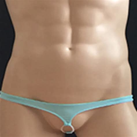Mens G String Lingerie Crotchless Tanga Bikini Jockstrap Underwear