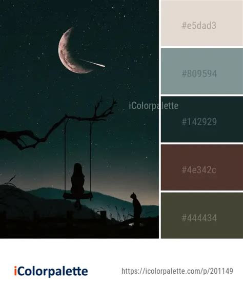 Color Palette Ideas From Sky Atmosphere Astronomical Object Image