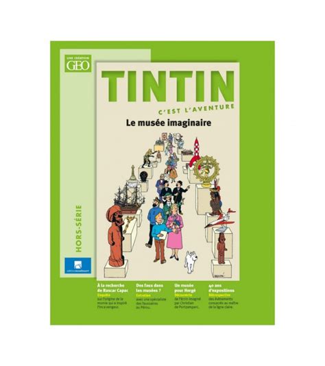 Revista GEO Tintin Hors Serie Le Museu Imaginari De Tintin