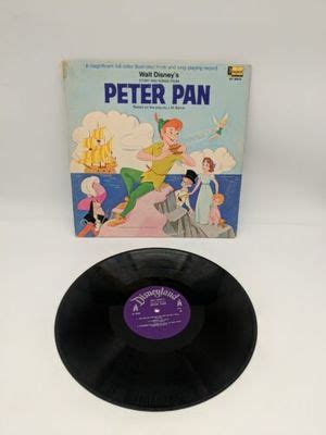 Gripsweat Walt Disney S Peter Pan Vinyl Record Story Book St