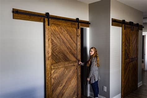 Solid Cypress Sliding Chevron Barn Doors Built To Order Etsy The Doors Wood Doors Barn Doors