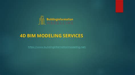 Ppt 4d Bim Modeling Services Powerpoint Presentation Free To Download Id 98de94 Mdk2n