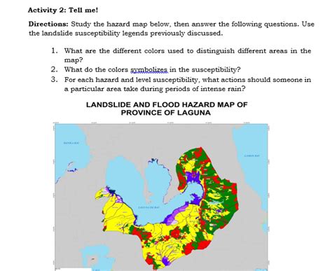 Solved Geologic Hazard And Map Activity 2 Tell Me Directions