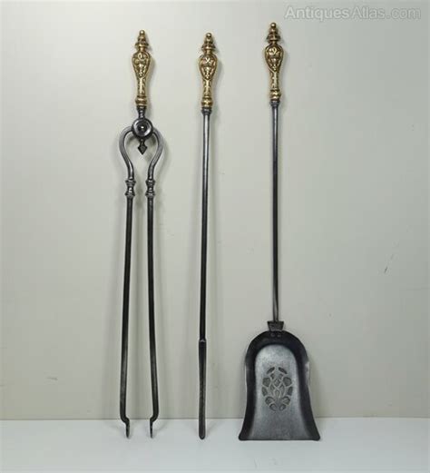 Antiques Atlas Early 19th C Steel And Brass Fire Tools