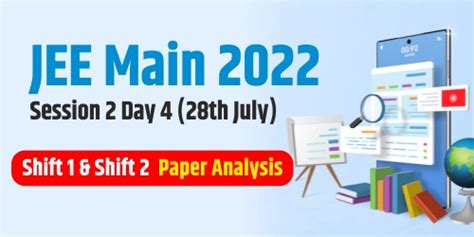 JEE Main 2022 Session 2 28th July Shift 1 2 Question Paper