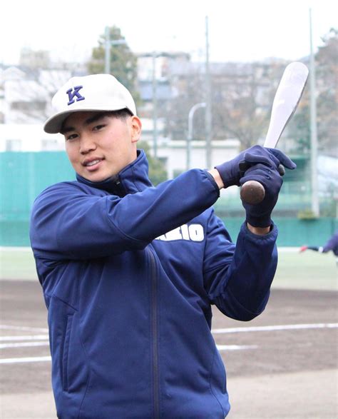 慶大・広瀬隆太が来年目標「本塁打は春5本、秋5本は打ちたい。ドラフト1位で指名されたい」 アマ野球写真ニュース 日刊スポーツ