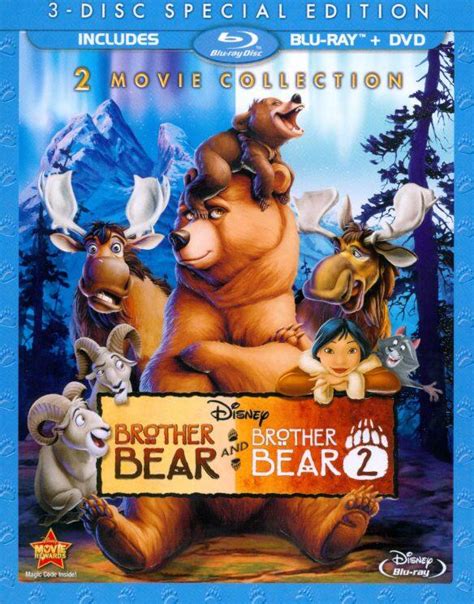 Customer Reviews: Brother Bear/Brother Bear 2 [Special Edition] [3 Discs] [Blu-ray/DVD] - Best Buy