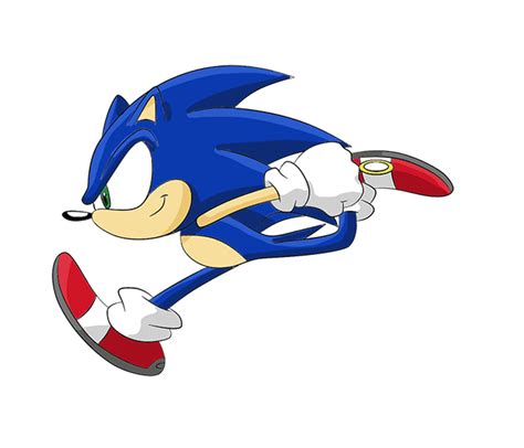 Running Sonic By Arkyz On Deviantart