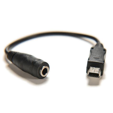 Mini USB Male to Female 3.5mm Audio Jack Cable Cord Adapter Headphone ...