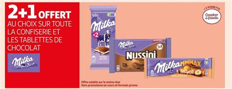 Promo La Confiserie Et Les Tablettes De Chocolat Milka Chez Auchan