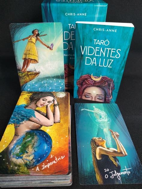 Tarô Videntes Da Luz De Chris Anne 78 Cartas Livreto ESOTERA