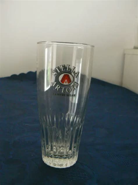 ANCIEN VERRE A Biere Stella Artois Biere Belge Publicitaire Vintage