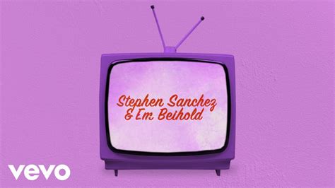 Stephen Sanchez Em Beihold Until I Found You Lyric Video Youtube