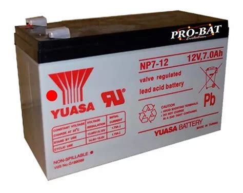 Bateria Yuasa Npw Para Ups Alarmas Y Juguetes