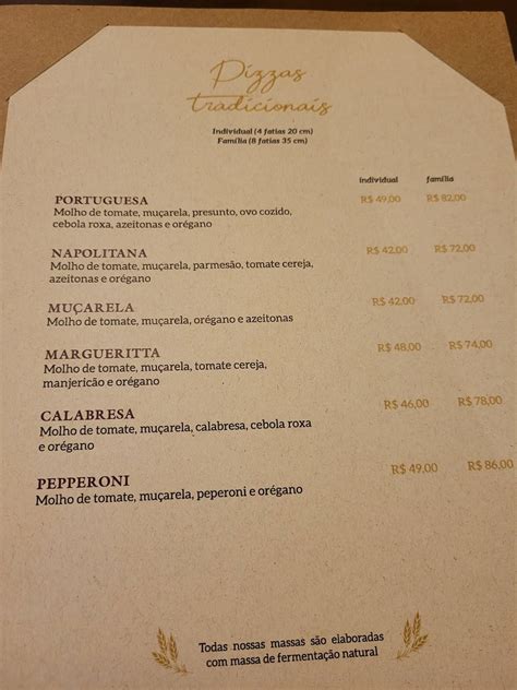 Menu Em Acqua Farina Restaurante Curitiba