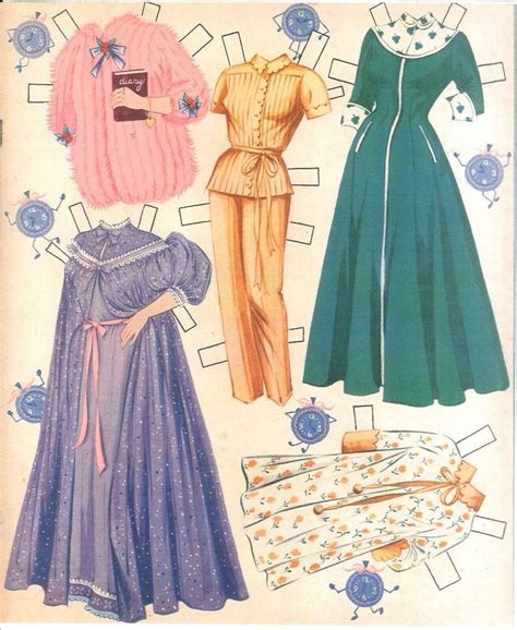 VINTAGE UNCUT 1954 DORIS DAY PAPER DOLLS PRETTY HD LASER REPRODUCTION