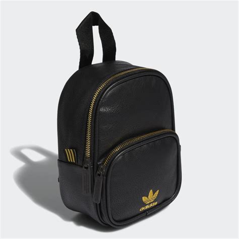 Adidas Faux Leather Mini Backpack Black Adidas Us