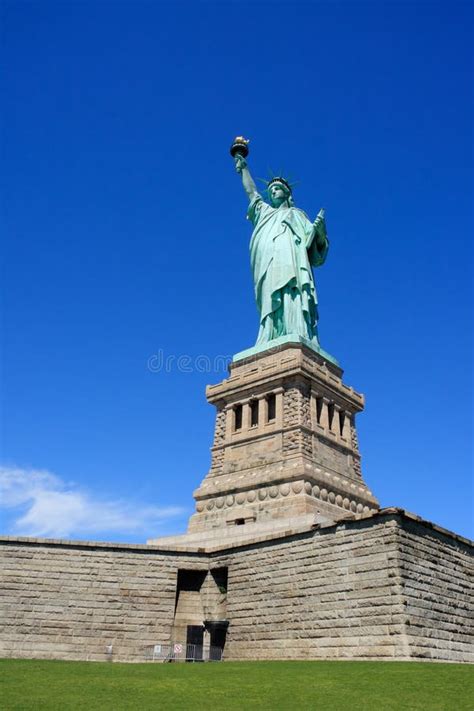 Statue Of Liberty On Pedestal Royalty Free Stock Photography - Image: 5763297