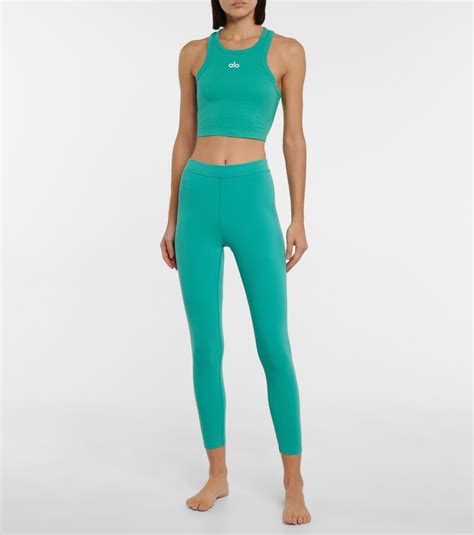 Alo Yoga Blissful High Waisted Ribbed Leggings Alo Yoga