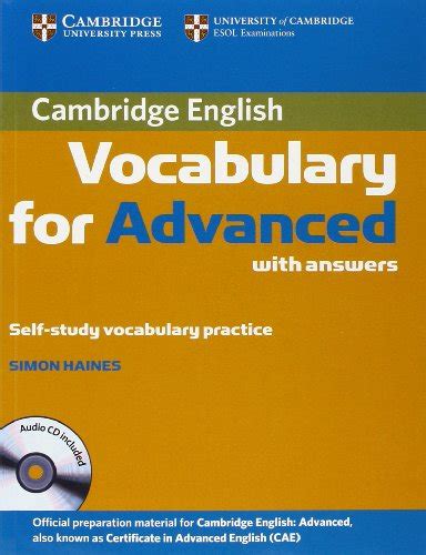 9780521182201 Cambridge Vocabulary For Advanced With Answers And Audio