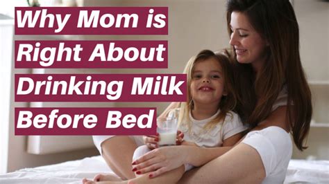 Why mom is right about drinking milk before bed? - Super health ...