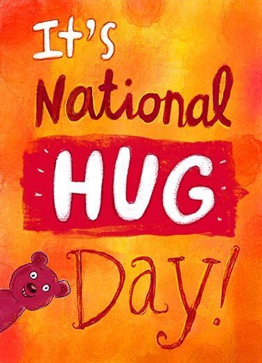 Hug Day Funny Hug Card National Hug Day is here! | card, big, hug ...