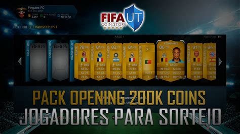 Fifa Ut Pack Openning K Tac Equipa Para Sorteio Youtube